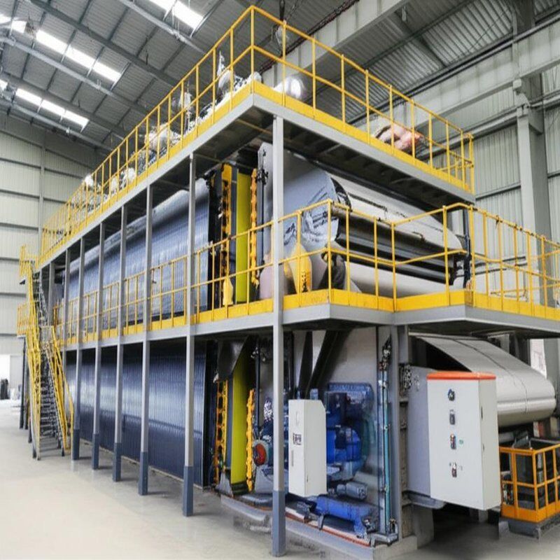 AC Frequency Conversion Drive Mode Kraft Paper Making Machine Equipped with Multi layer Dryer Group and About 1500t Production Capability