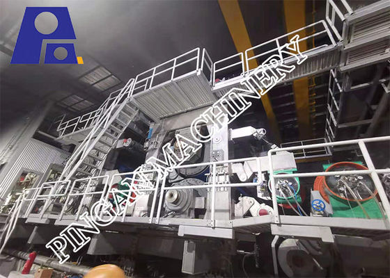 máquina superior branca de enrolamento da fatura de papel do PLC Testliner de 300m/Min 3750mm