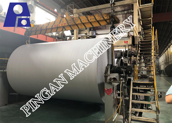 o fio 4ply revestiu a linha de produção frente e verso 1650KW do papel de placa